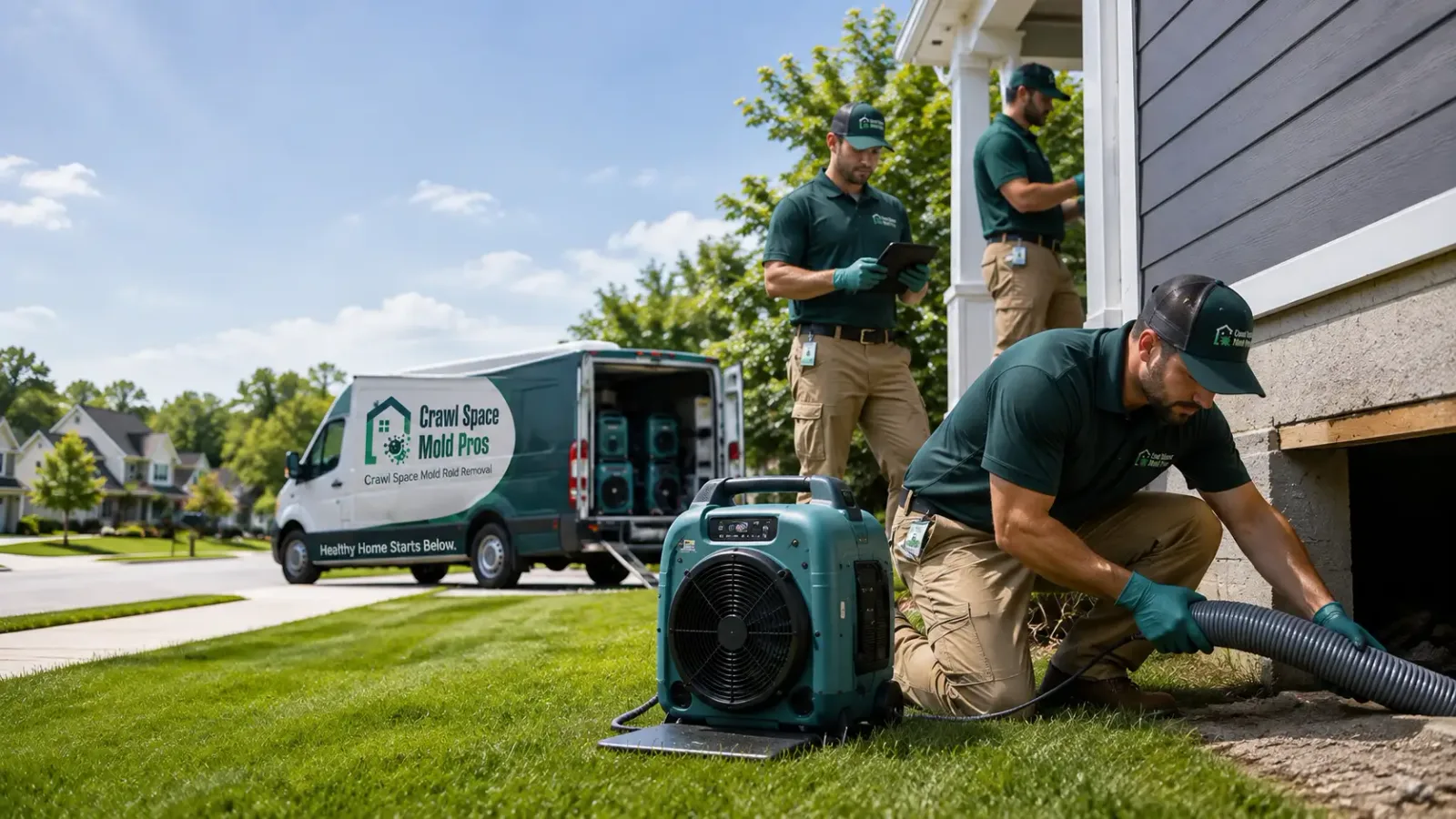 Crawl Space Mold Removal in Scandinavia, WI